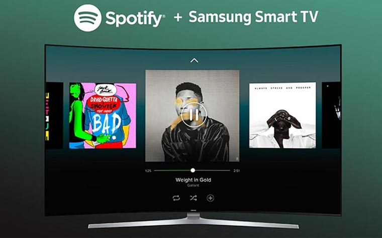Spotify Samsung Blu Ray App